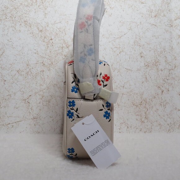 Coach Floral Print Jamie Camera Bag (Chalk) - Picture 4 of 6